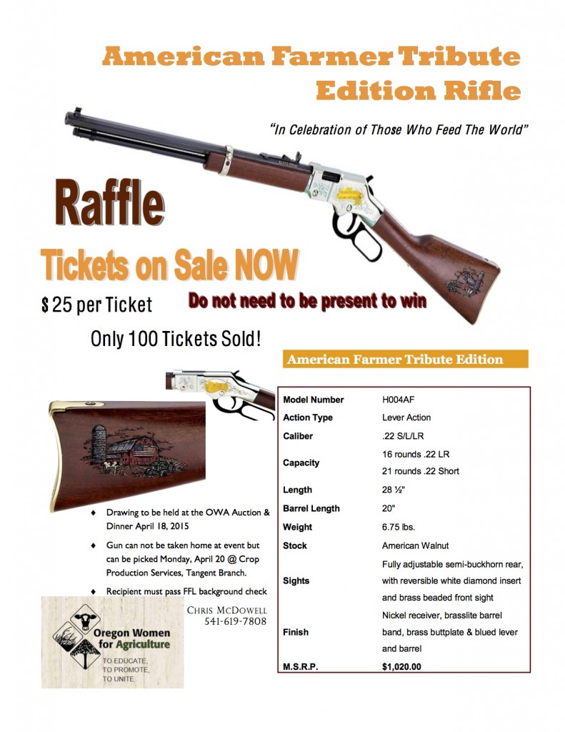 Raffle for a Rifle – 2015 OWA Auction